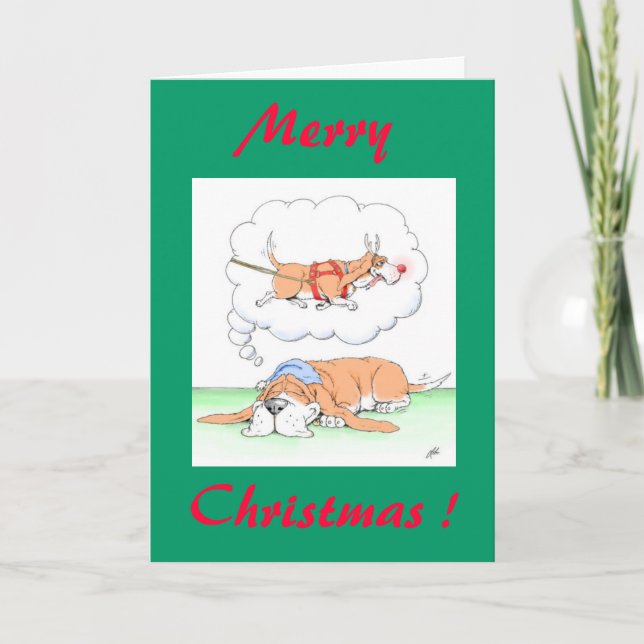Cartes Pour Fêtes Annuelles Rêves de Noël (Devant)