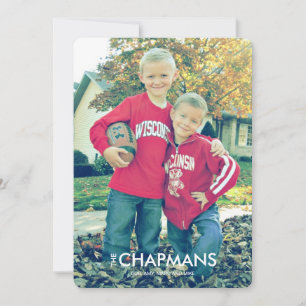 Cartes Pour Fêtes Annuelles Rien D'Autre Que Joy Card 4 photos 12,7 cm x 1