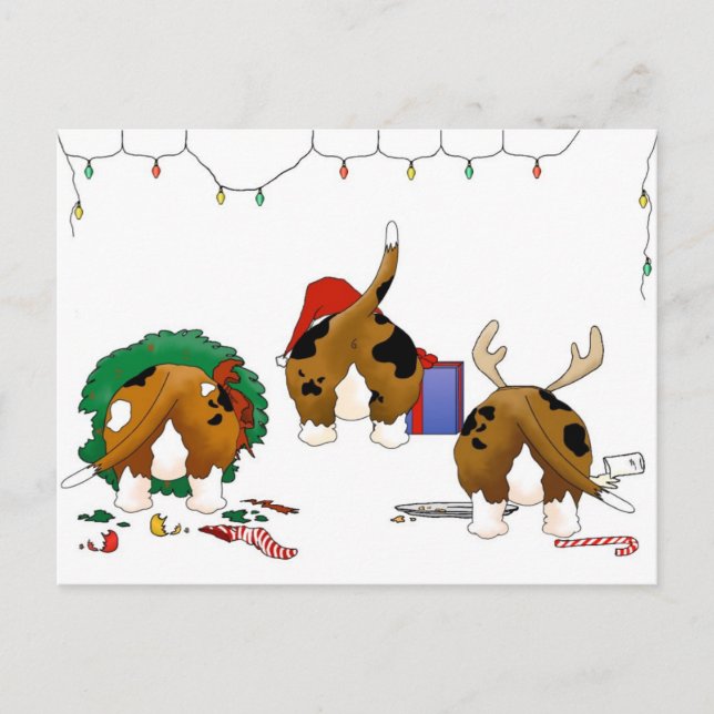 Cartes Pour Fêtes Annuelles Rien, mais un Noël à la mode (Devant)