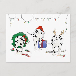 Cartes Pour Fêtes Annuelles Rien, mais un Noël dalmate