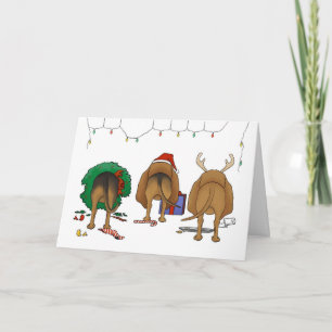 Cartes Pour Fêtes Annuelles Rien, mais un Noël sanglant