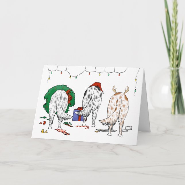 Cartes Pour Fêtes Annuelles Rien n'aboutent Noël de poseur anglais (Devant)