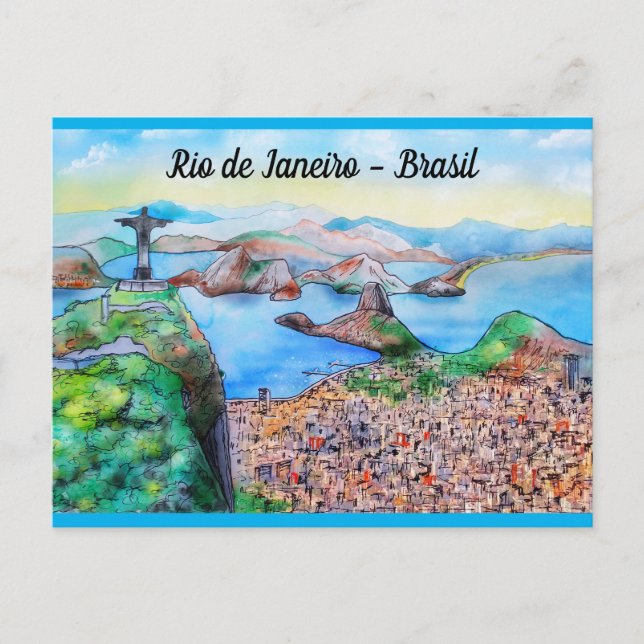 Cartes Pour Fêtes Annuelles Rio de Janeiro (Devant)