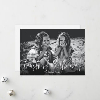 Cartes Pour Fêtes Annuelles Rire tout le chemin Photo Noël