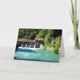 Cartes Pour Fêtes Annuelles Rivière à Interlaken occidental en Suisse