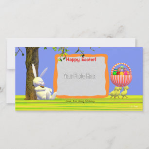 Cartes Pour Fêtes Annuelles Robbers d'oeufs de Pâques