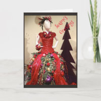 Robe Afrocentrique Forme Mannequin Arbre de Noël