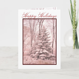Cartes Pour Fêtes Annuelles ROBES D'HIVER ~ Rouge