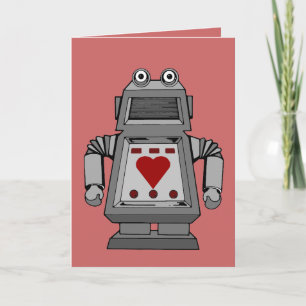 Cartes Pour Fêtes Annuelles Robot de Lovesick