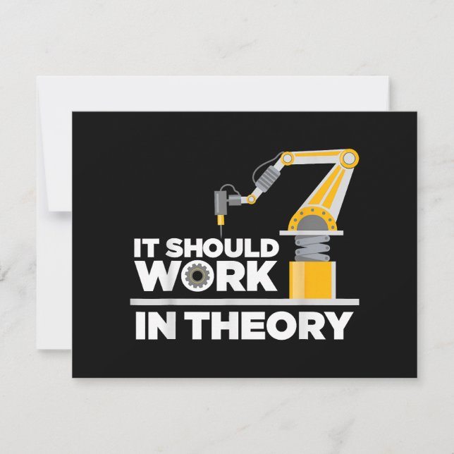 Cartes Pour Fêtes Annuelles Robotique Drôle Art Pour Hommes Enfants Robot Robo (Devant)