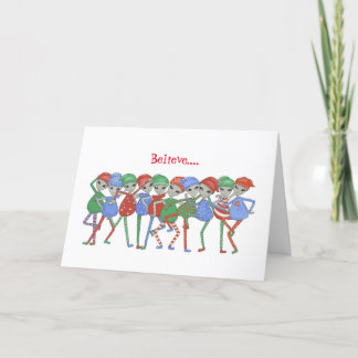 Cartes Pour Fêtes Annuelles Rock Alien pour Noël