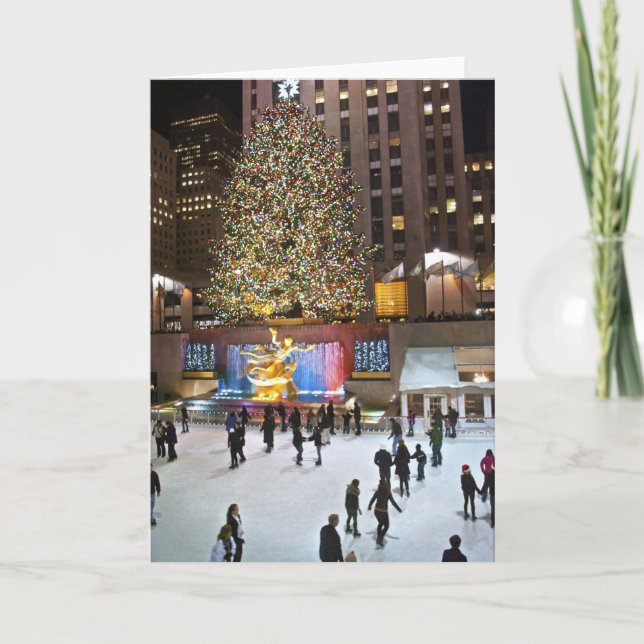 Cartes Pour Fêtes Annuelles Rockefeller Center Tree 2011 (Devant)