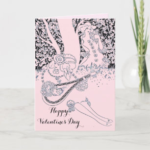 CARTES POUR FÊTES ANNUELLES ROMANCE DE LA JOURNÉE DE VALENTINE, AMOUREUX ROMAN