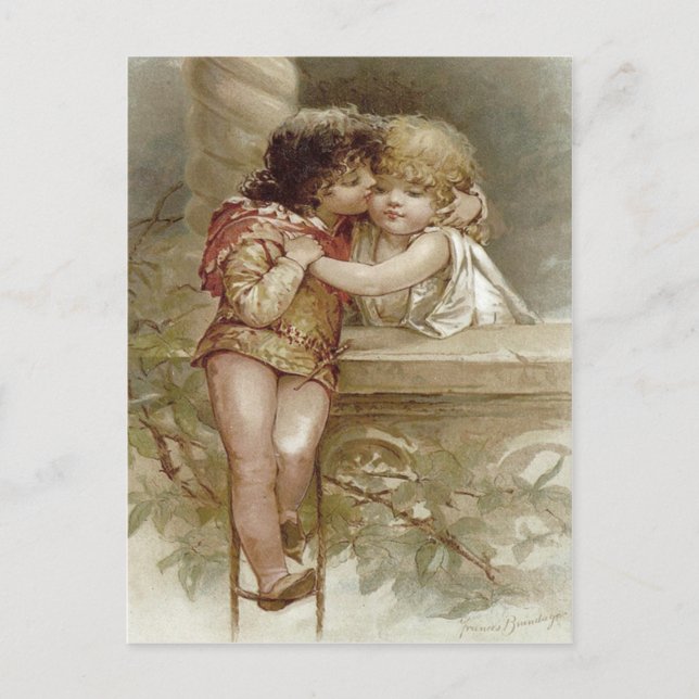 Cartes Pour Fêtes Annuelles Romeo et Juliet Frances Brundage Valentine (Devant)
