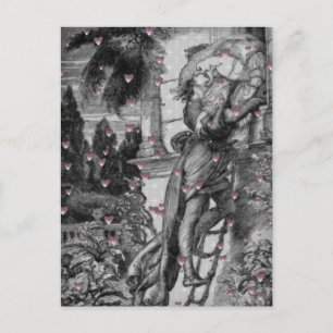 Cartes Pour Fêtes Annuelles Roméo et Juliet Vintage Valentine Hearts