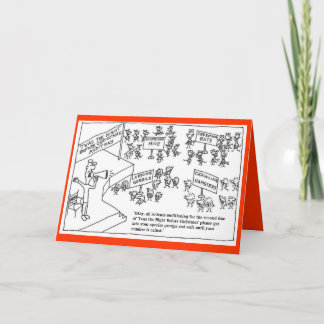 Cartes Pour Fêtes Annuelles Rongeurs auditionnant pour le jeu de Noël