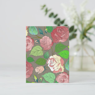 Cartes Pour Fêtes Annuelles Rose 30