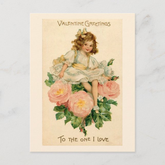 Cartes Pour Fêtes Annuelles Rose Bouquet Valentine (Devant)