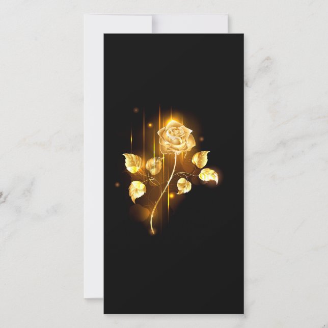 Cartes Pour Fêtes Annuelles Rose d'or ( rose d'or ) (Devant)