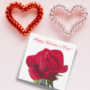 Cartes Pour Fêtes Annuelles Rose rouge - Red rose