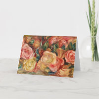 Roses de Renoir Impressionist Painting