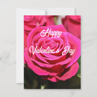 Cartes Pour Fêtes Annuelles Roses rouges