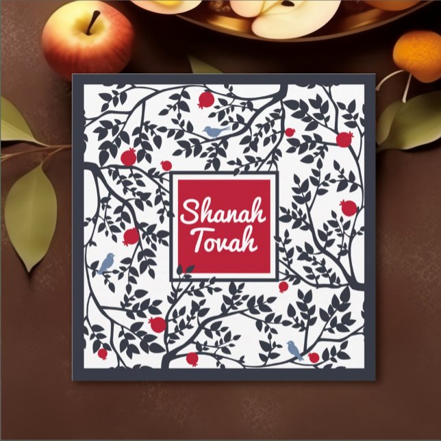 Cartes Pour Fêtes Annuelles Rosh Hashanah Nouvel An juif Shana Tovah (Créateur téléchargé)