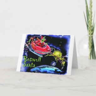 Cartes Pour Fêtes Annuelles Roswell Père Noël