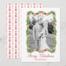 Rouge Chinoiserie Ornament Garland Grandmillenium