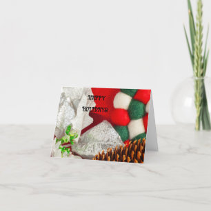 Cartes Pour Fêtes Annuelles Rouge, Vert, Argent, Blanc