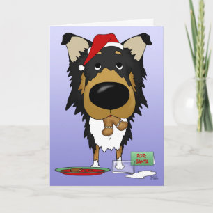 Cartes Pour Fêtes Annuelles Rough Collie Christmas - Ho Ho Ho? ? ?