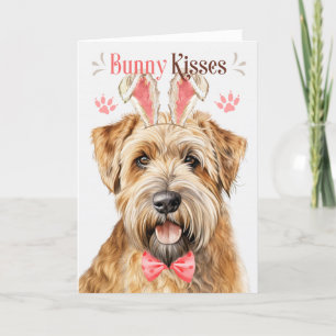 Cartes Pour Fêtes Annuelles Rouler les oreilles de lapin de chien de Terrier p