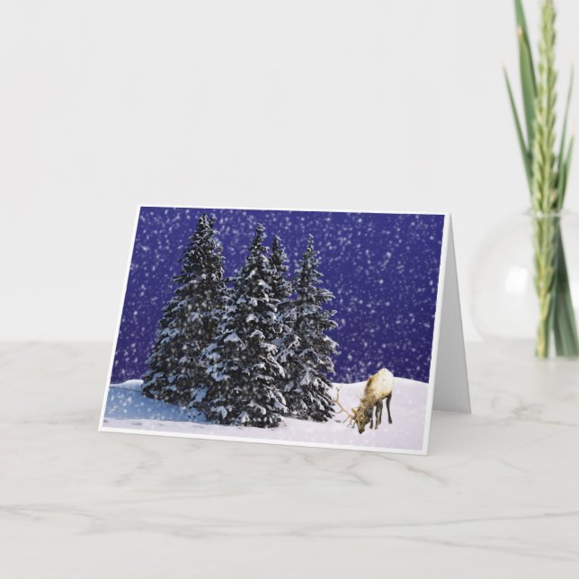 Cartes Pour Fêtes Annuelles Rudolf le renne (Devant)