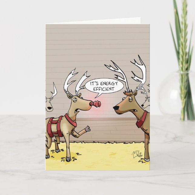 Cartes Pour Fêtes Annuelles Rudolph (Devant)