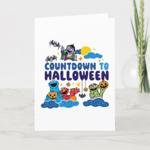 Cartes Pour Fêtes Annuelles Rue Sésame Compte à rebours pour Halloween