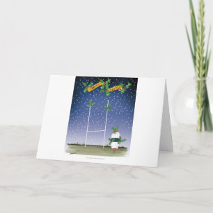 Cartes Pour Fêtes Annuelles rugby xmas