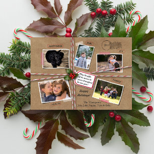 Cartes Pour Fêtes Annuelles Russe Noël Kraft Papier de Noël 5 Photo