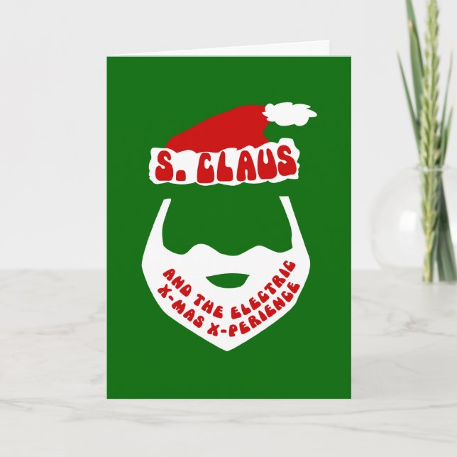 Cartes Pour Fêtes Annuelles S. Claus et X-Mas électrique X-Perience (Devant)
