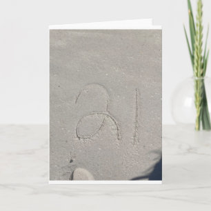 Cartes Pour Fêtes Annuelles Sable