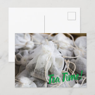 Cartes Pour Fêtes Annuelles Sac à thé pour les amateurs de thé