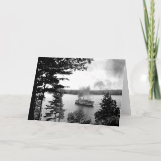 Cartes Pour Fêtes Annuelles Sagamo sur le lac Rosseau PhotoCard