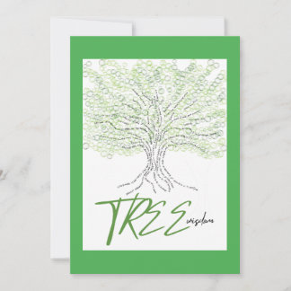 Cartes Pour Fêtes Annuelles Sagesse de l'arbre