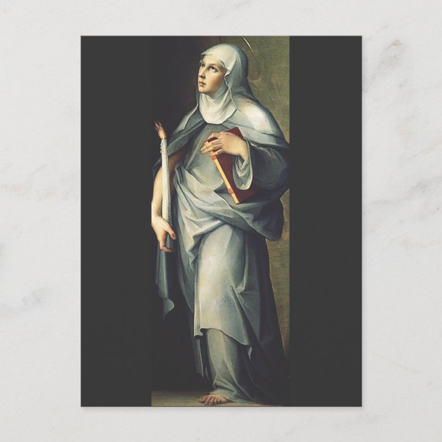 Cartes Pour Fêtes Annuelles Saint Bridget de Suède (Devant)
