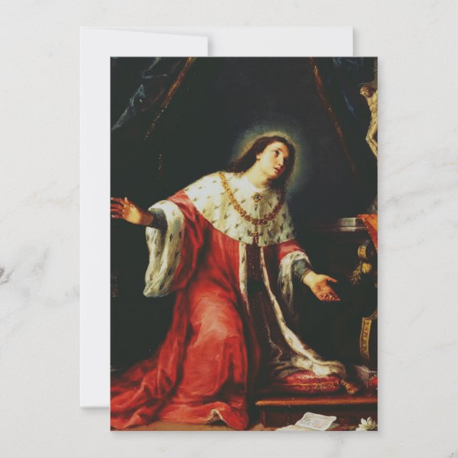Cartes Pour Fêtes Annuelles Saint Casimir Jagiellon (Devant)