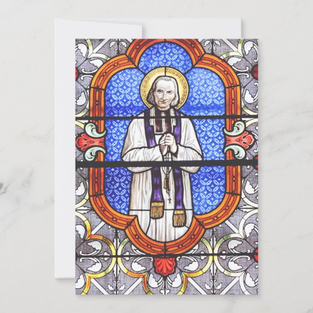 Cartes Pour Fêtes Annuelles Saint Jean Baptiste Marie Vianney (Devant)