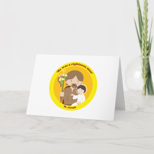 Cartes Pour Fêtes Annuelles Saint-Joseph (Devant)