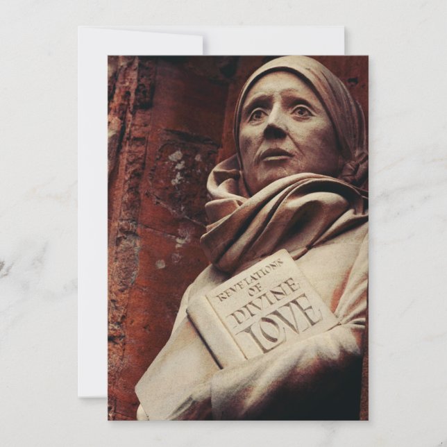 Cartes Pour Fêtes Annuelles Saint Julien de Norwich (Devant)
