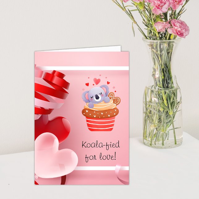 Cartes Pour Fêtes Annuelles Saint Koalas Saint Valentin (Créateur téléchargé)