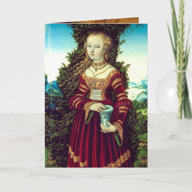 Cartes Pour Fêtes Annuelles SAINT MARY MAGDALENE, Parchemin Brown (Devant)