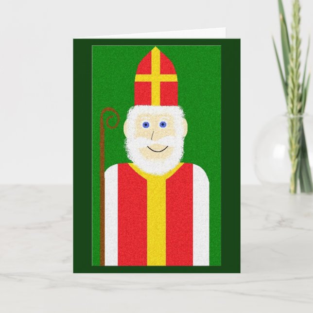 Cartes Pour Fêtes Annuelles Saint Nicholas (Devant)